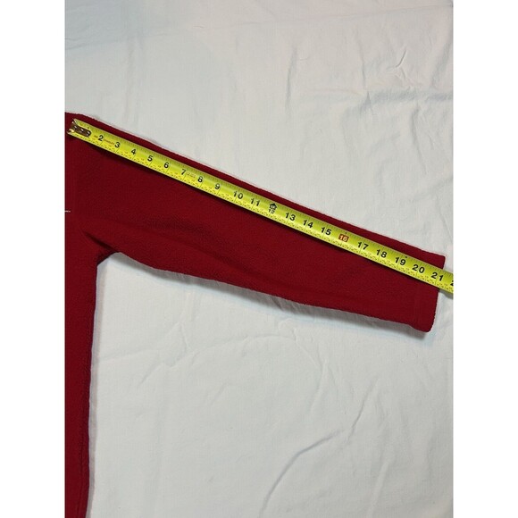 DKNY Spellout Sweater Quarter Zip Pullover | Red | Womens‎ Size Small - Picture 14 of 14